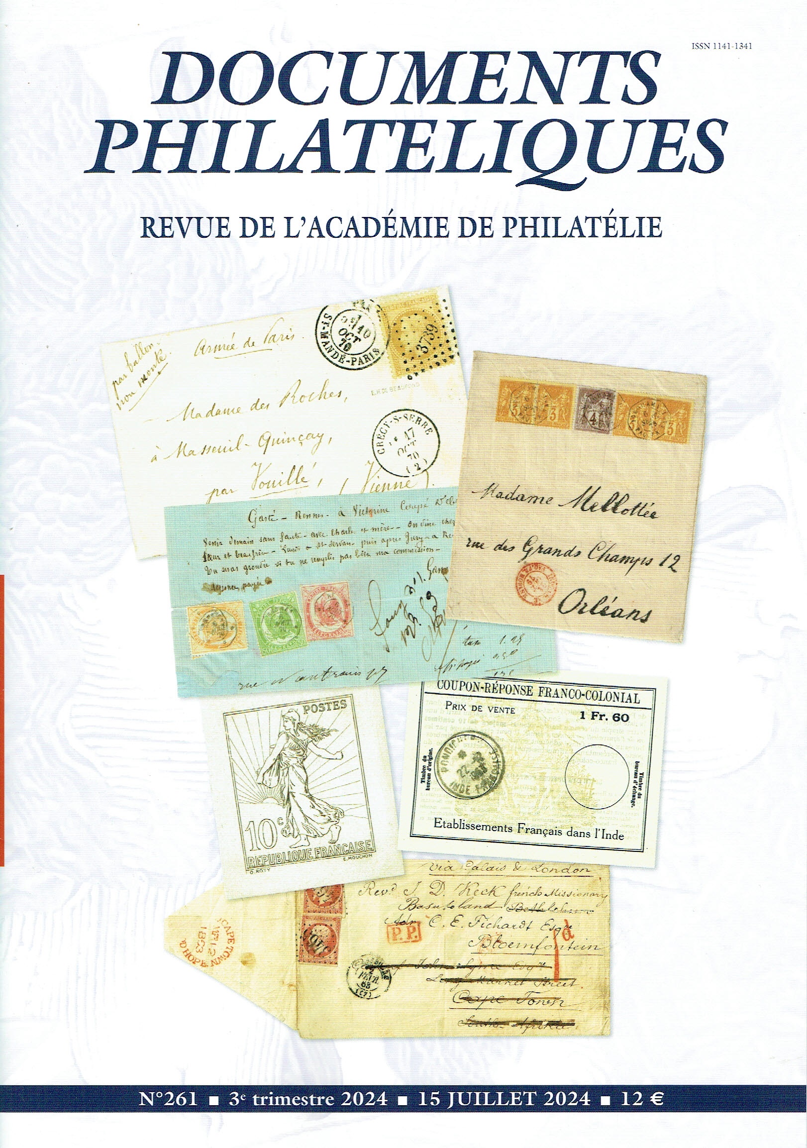 Documents Philatéliques n°261 est disponible